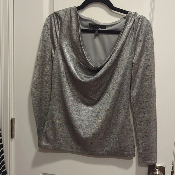 White House Black Market Tops - Shimmery long sleeve top